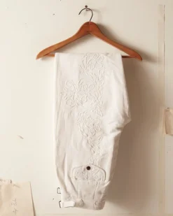 Trousers & Pants<BODE Village Garden Trousers White
