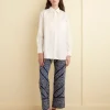 Tops<BODE Voile Murray Shirt White