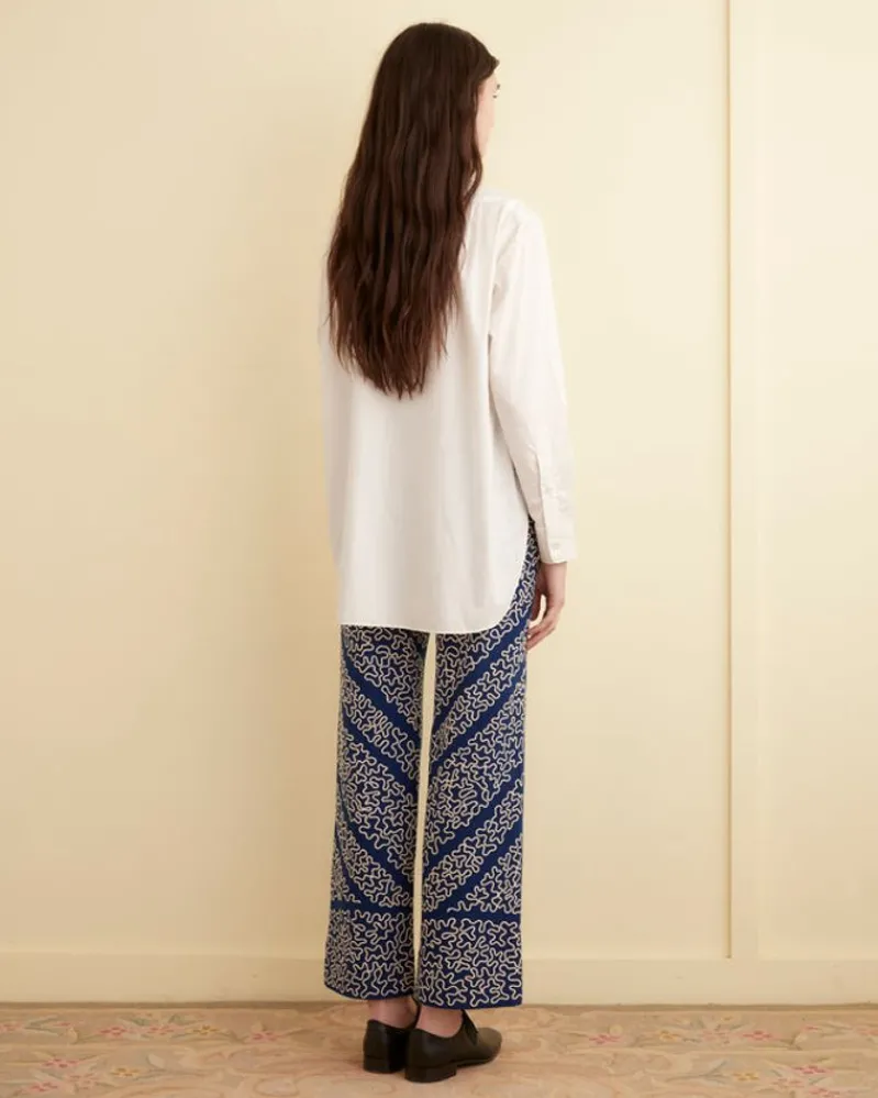 Tops<BODE Voile Murray Shirt White