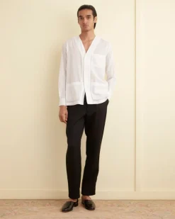 Shirts<BODE Voile Roberto Shirt - White