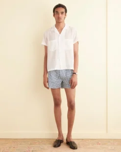 Shirts<BODE Voile Short Sleeve Shirt White