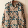 Shirts<BODE Wandering Lover Quilt Long Sleeve Shirt - Blue