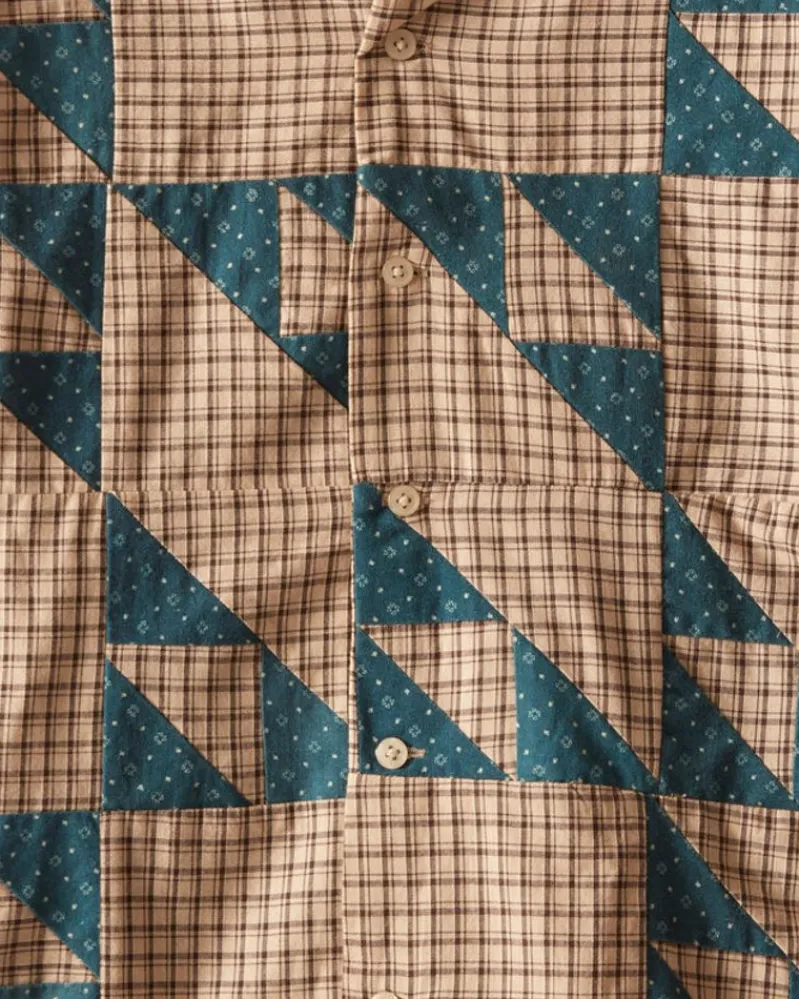 Shirts<BODE Wandering Lover Quilt Long Sleeve Shirt - Blue