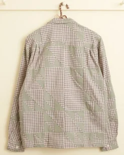 Shirts<BODE Wandering Lover Quilt Long Sleeve Shirt - Mint