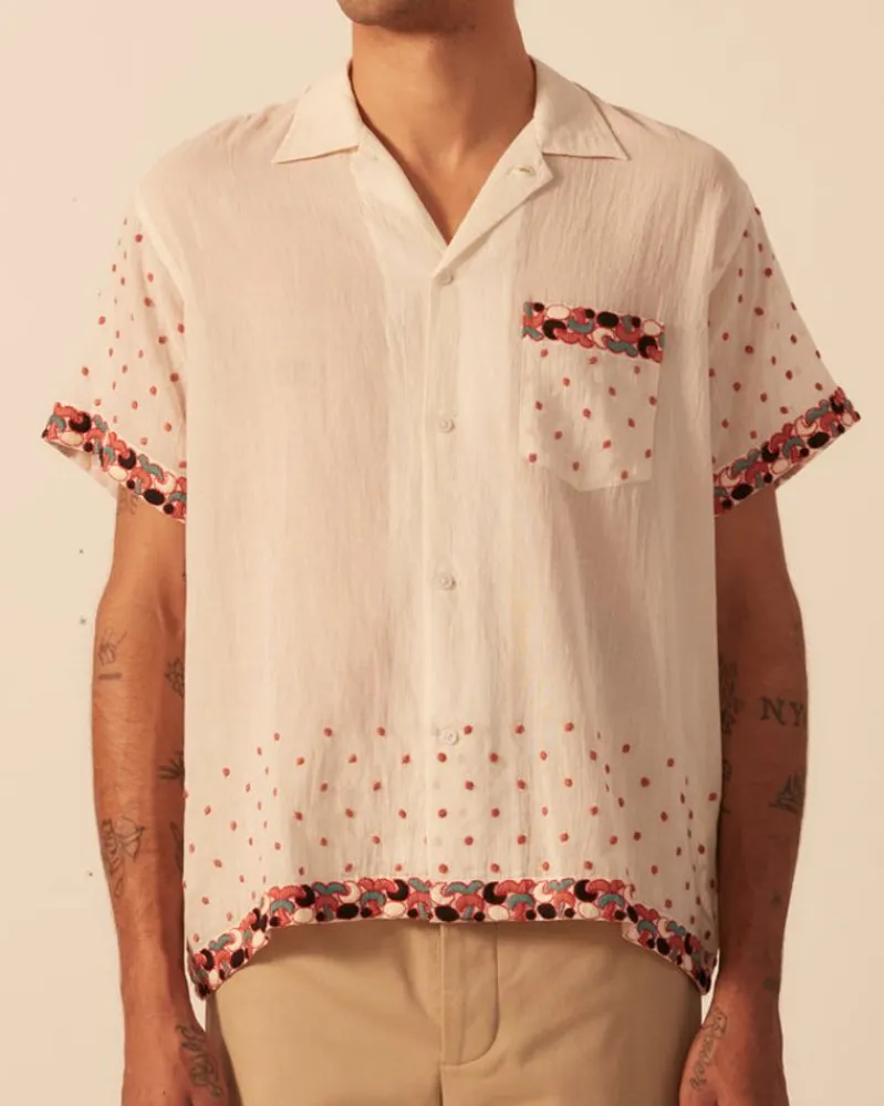 Shirts<BODE Whirling Dot Short Sleeve Shirt