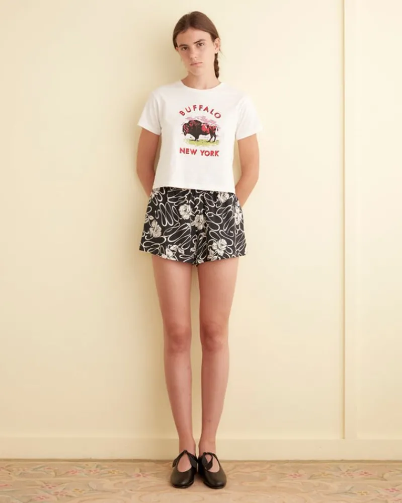 Shorts<BODE White Rose Shorts - S Black