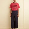 Trousers & Pants<BODE Wide Leg Snap Trousers Midnight