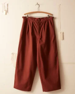 Trousers & Pants<BODE Wide Leg Snap Trousers - Cinnamon