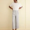 Trousers & Pants<BODE Wide Leg Snap Trousers - Light Blue