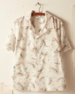 Shirts<BODE Wiggley Short Sleeve Shirt White
