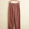 Trousers & Pants<BODE Wild Salmon Trousers - 28 Burgundy