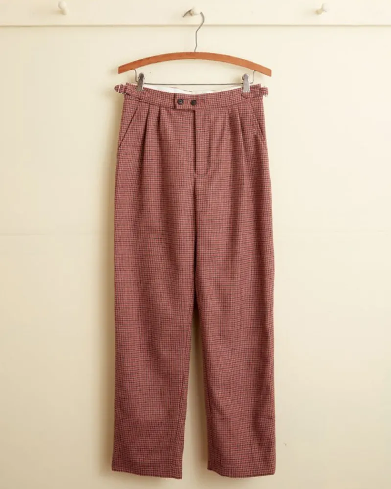 Trousers & Pants<BODE Wild Salmon Trousers - 28 Burgundy