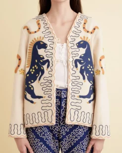 Outerwear<BODE Winter Stallion Jacket Cream