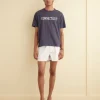 Shorts<BODE Zig-Zag Hem Shorts - White