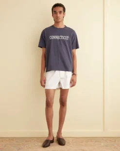 Shorts<BODE Zig-Zag Hem Shorts - White